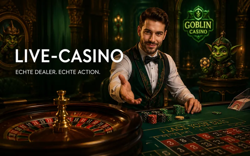 Live Casino bei Gomblingo mit Evolution-Dealer
